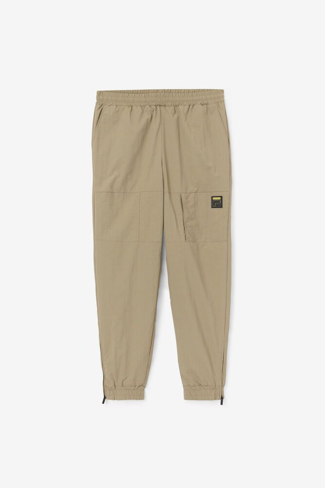 Fila Pants Sven Jogger Mens Khaki - India ONB-156470